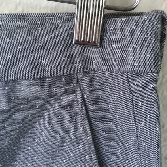 Perry Ellis Grey and white stitching shorts Sz 34 - Picture 2 of 8